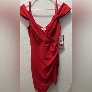 Sexy red dress